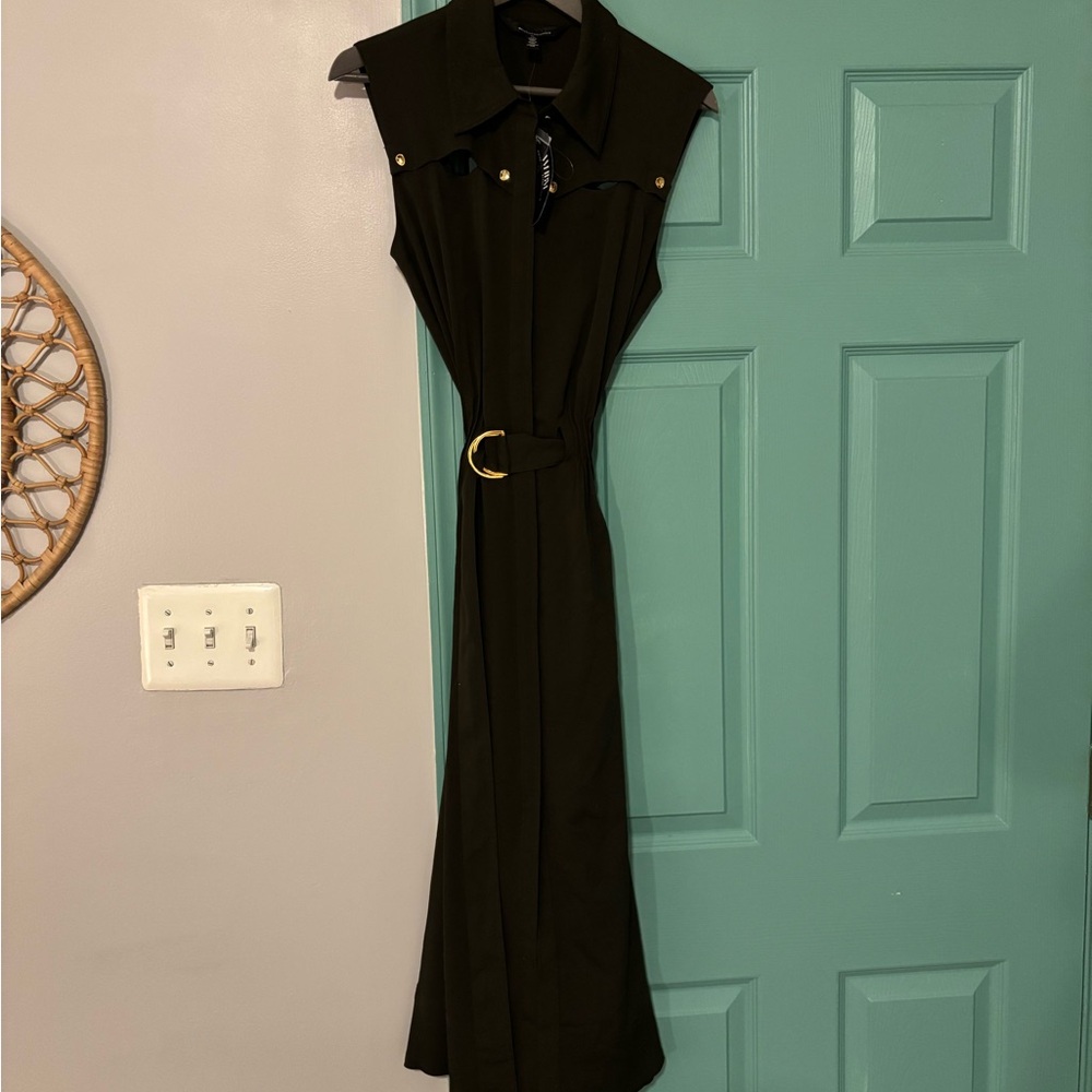 White House Black Market, Cut out midi Safari Dress